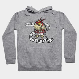 Rooster Hero in a half shell! - 90s retro parody design Hoodie